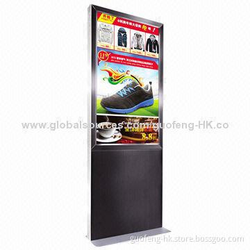 55-inch Super Slim Floor Standing LED Advertising Digital Signage, 1,920X1,080P (X86), 2GB Memory